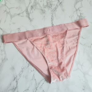 NEW Victoria's Secret PINK VELVET BIKINI UNDERWEAR PANTY